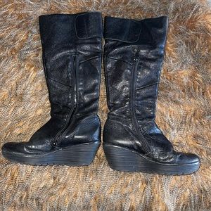 Fly London wedge boots